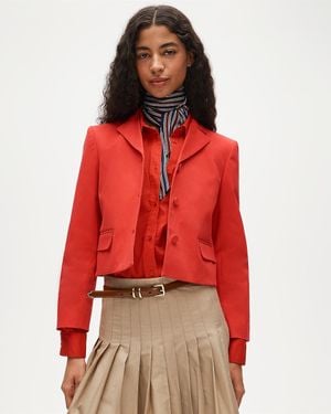 J.Crew Lenore Lady Blazer - Red