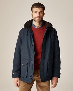J.Crew Country Jacket With Removable Hood And Primaloft - Blue