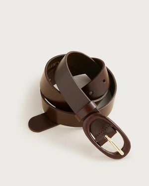 J.Crew Tonal Buckle Belt - Black