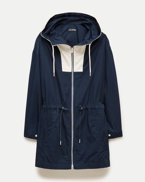 J.Crew Perfect Anorak - Blue