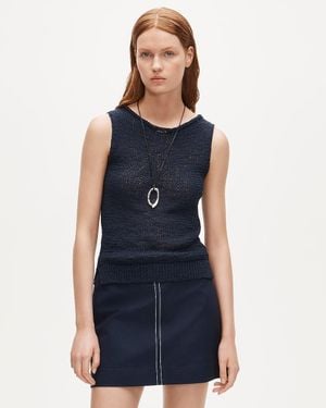 J.Crew Montauk Sweater-Tank - Blue