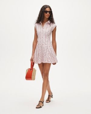 J.Crew Mini Eyelet Shirt-Dress - White