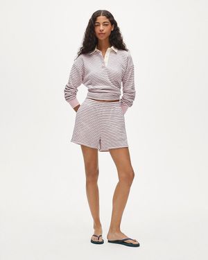 J.Crew Heritage Terry Sweatshort - White