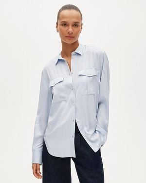 J.Crew Garçon Camp-Pocket Shirt - White