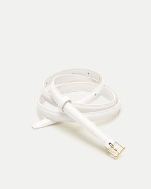 J.Crew Berkeley Skinny Belt - Natural