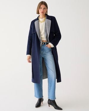 J.Crew Harriet Trench Coat - Blue