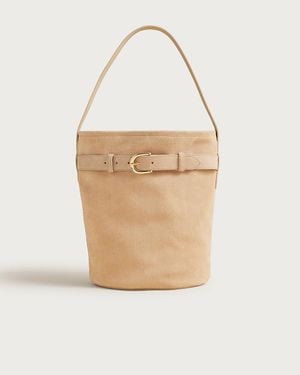 J.Crew Berkeley Belted Bucket Bag - Natural