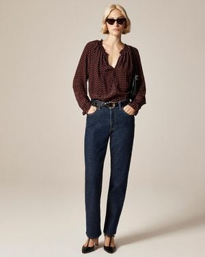 J.Crew Popover Top - Blue