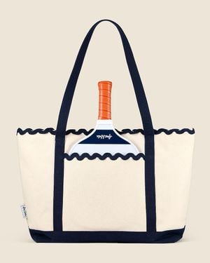 J.Crew Ame & Lulu Court-To-Coast Pickleball Tote - Natural