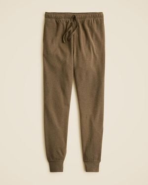 J.Crew Jacquard Rib-Knit Jogger Pant - Natural