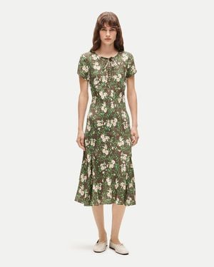 J.Crew Natasha Slip Dress - Green