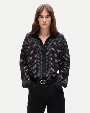 J.Crew Esme Button-Up Shirt - Black