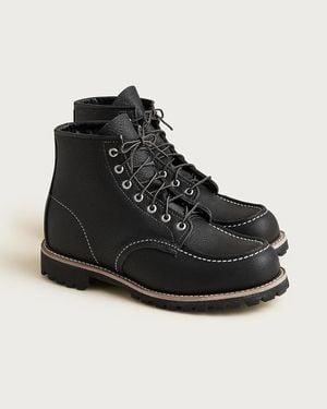 J.Crew Wing Heritage Roughneck Leather Boots - Black