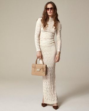 J.Crew Lace Maxi Skirt - Natural