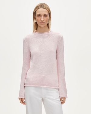 J.Crew Summer Rollneck Sweater - Pink