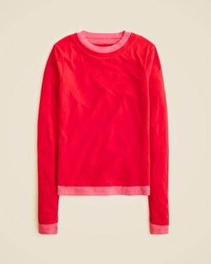 J.Crew Feather Jersey Layered Long-Sleeve T-Shirt