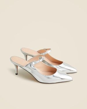 J.Crew Colette Mule Heels - White