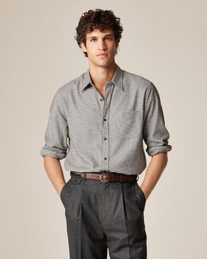 J.Crew Cotton-Cashmere Blend Shirt - Gray