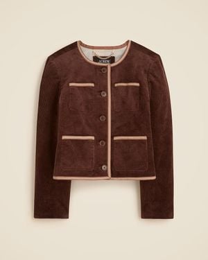 J.Crew Patch-Pocket Lady Jacket - Brown