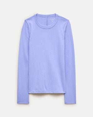 J.Crew New Perfect-Fit Long-Sleeve T-Shirt - Blue
