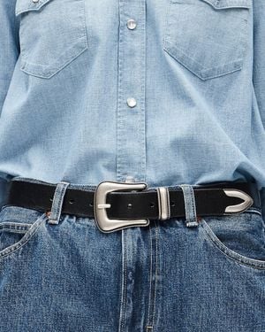 J.Crew Western Buckle Belt - Blue