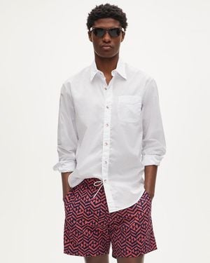 J.Crew Seaport Lightweight Poplin Shirt - White