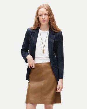 J.Crew Petite Fairfax Skirt - Blue