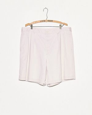 J.Crew Vintage '90S Pleated Short Size 40 - Natural