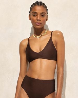 J.Crew Lana Bikini Top - Brown