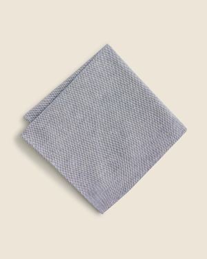 J.Crew Baird Mcnutt Irish Cotton-Linen Blend Pocket Square - Gray