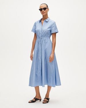 J.Crew Cerise Shirt-Dress - Blue