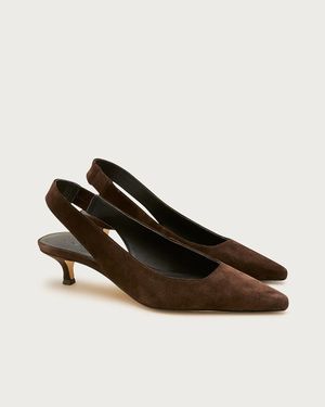J.Crew Robin Wide-Slingback Heels - Multicolor