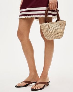 J.Crew Small Handknotted Top-Handle Bag - Brown