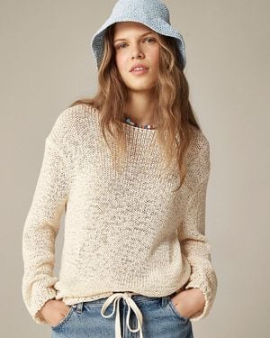 J.Crew Montauk Relaxed Sweater - Natural