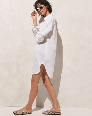 J.Crew Relaxed-Fit Beach Shirt - White
