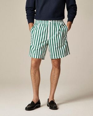 J.Crew 8" Relaxed Cotton Poplin Short - Blue