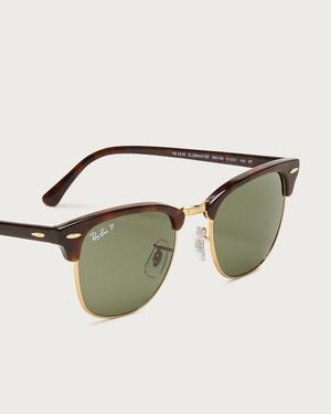 J.Crew Ray-Ban Clubmaster Polarized Sunglasses - Green