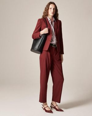 J.Crew Tall Pleated Tapered Pant