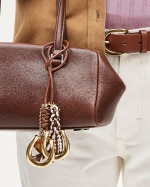 J.Crew Beaded Horseshoe Bag Charm - Brown