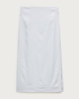 J.Crew Petite Column Skirt - White