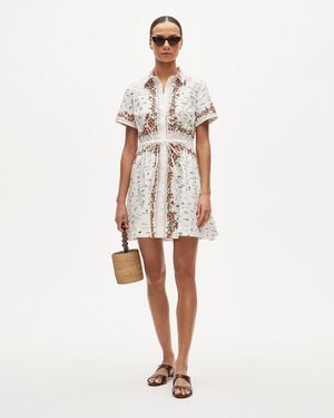 j crew crochet panel mini dress Crochet-panel Mini Dress For Women