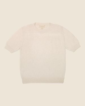 J.Crew Laude The Label Row Sweater-Tee - Natural