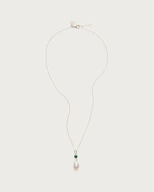 J.Crew Plated Freshwater Pearl Necklace - White