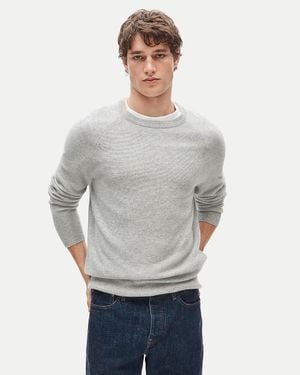 J.Crew Cashmere Raglan-Sleeve Sweater - Gray