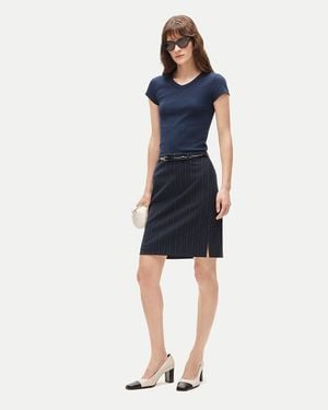 J.Crew Petite No. 2 Pencil Skirt - Blue