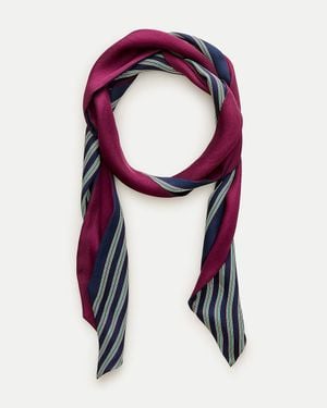 J.Crew Skinny Silk Scarf - Red
