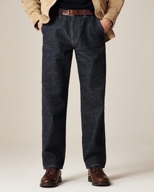 J.Crew Wallace & Barnes Relaxed Denim Trouser - Blue