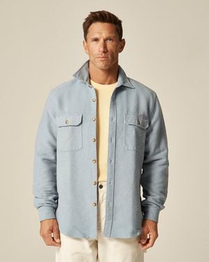 J.Crew Heavyweight Chamois Workshirt - Blue