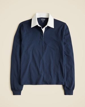 J.Crew Vintage Jersey Rugby T-Shirt - Blue