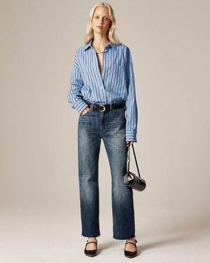 J.Crew Nipped Straight Jean - Blue